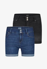 No seleccionado, washed black dark blue denim