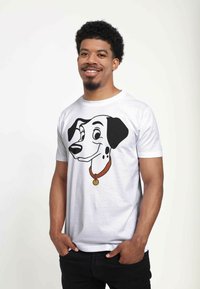 Disney 101 DALMATIANS PONGO BIG FACE UNISEX - T-shirts print - white