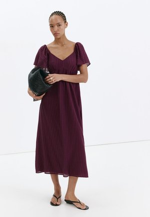 Mango, ADULT - Vestido informal - bordeaux