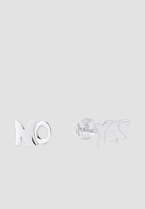 NO YES - Orecchini - silberfarben