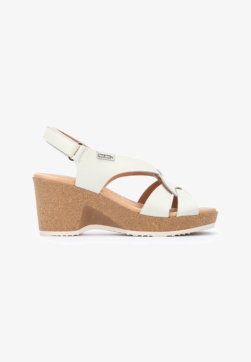 Pikolinos ARENALES - Sandalias de cuña - nata