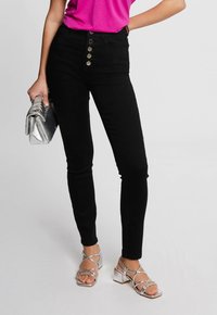 Morgan - BUTTONED  - Jeans Skinny Fit - noir Thumbnail Image 1