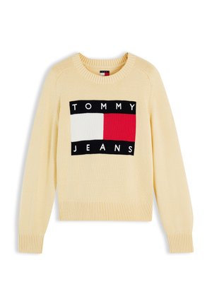 Tommy Jeans, FLAG - Džemper - yellow