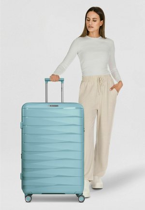 FRANKY, LONDON 4 ROLLEN TROLLEY L 74 CM MIT DEHNFALTE UNISEX - Valise à roulettes - mint green