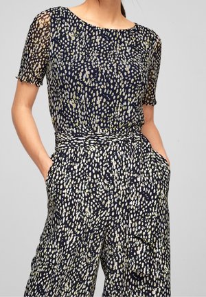 T-shirt print - dark blue