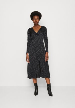GAP PUFF MIDI - Cocktail φόρεμα / Φόρεμα για πάρτι - black/multi