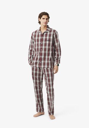 SET - Nachtwäsche Set - rouge   blanc-uw