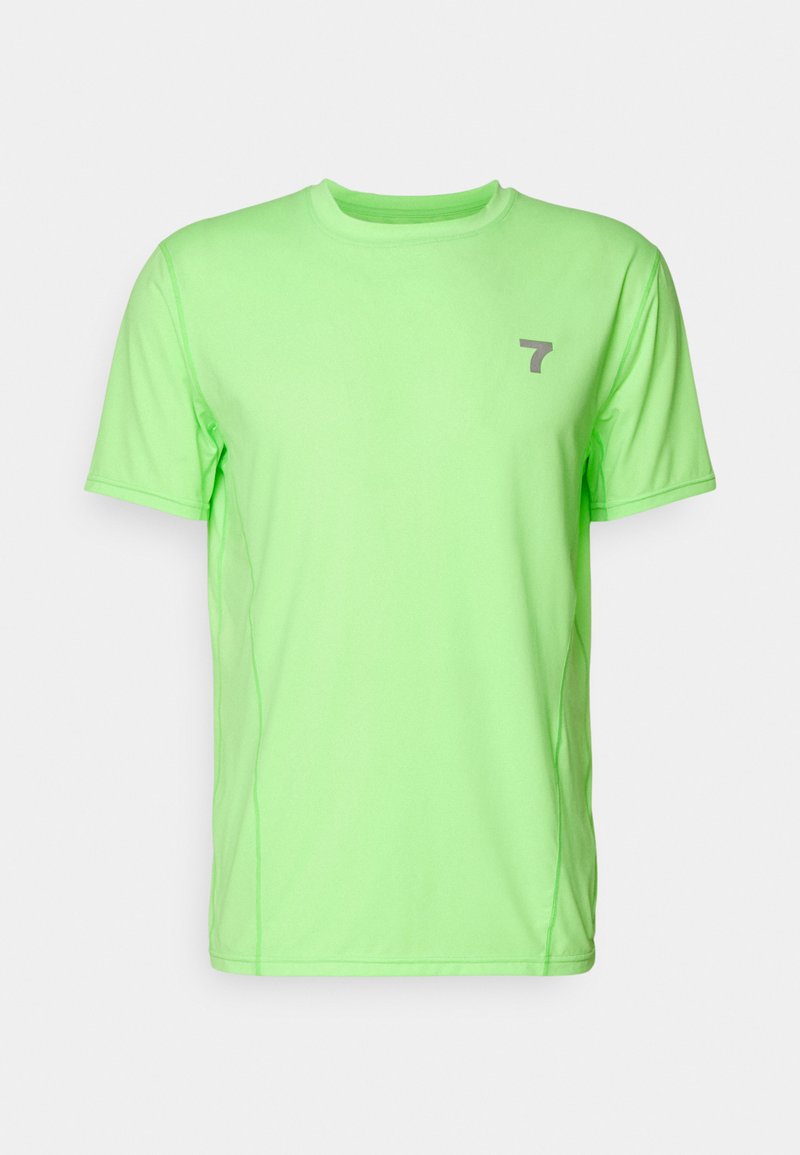 7 DAYS Active T-shirt print neongroen 7 DAYS Active T-shirt print neongroen