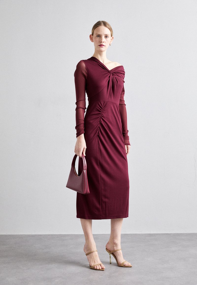 Diane von Furstenberg RICH DRESS - Cocktail dress / Party dress - wine  pink/dark red - Zalando.ie