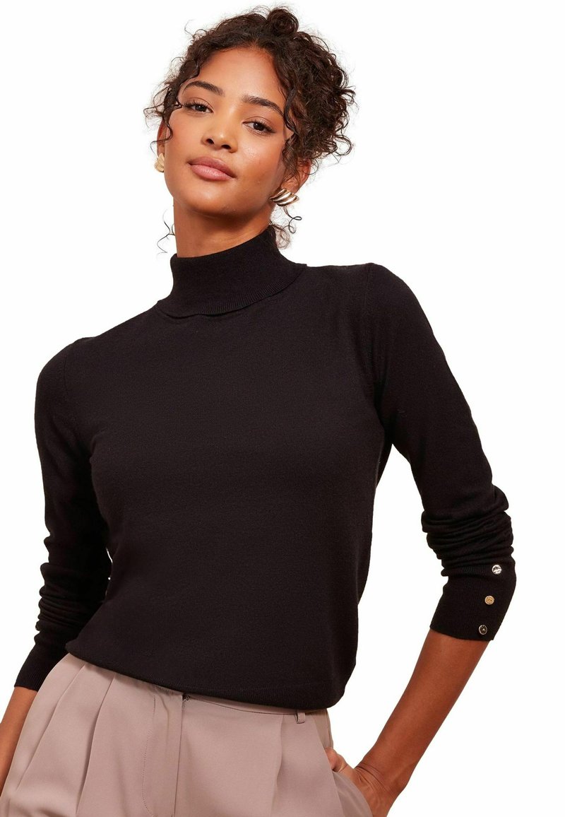 Friends Like These ROLL NECK - REGULAR FIT - Pulóver - black