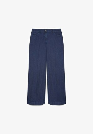 Fiorella Rubino, JEANS WIDE LEG LAVAGGIO BLU NAVY - Baggy jeans - blu