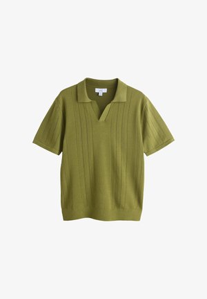 Next, REGULAR FIT - TEXTURED SHORT SLEEVE TROPHY - Polo - green