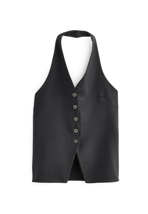 TAILORED  HALTER  - Vest - black