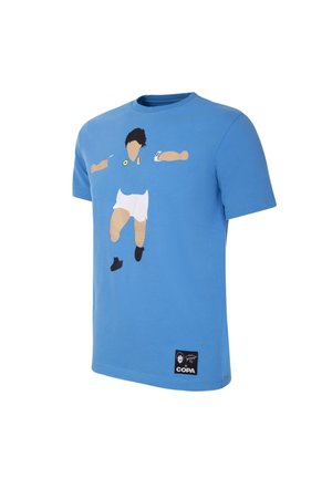 MARADONA NAPOLI GRAPHIC - T-shirt print - blue