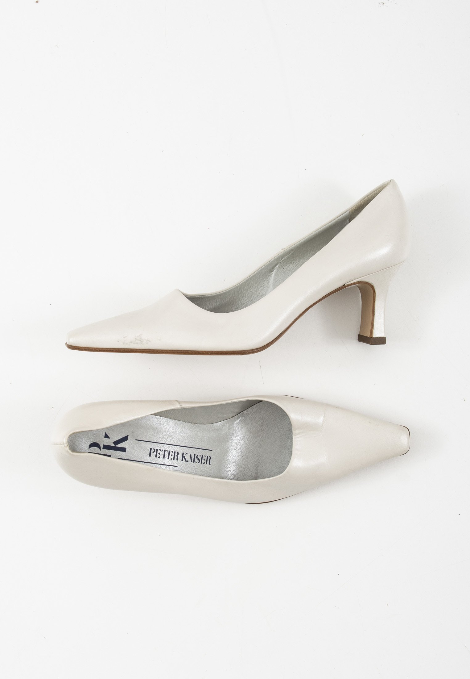 Peter Kaiser Dames Pumps Blauw wit ruit plus pump lh | Van den Assem