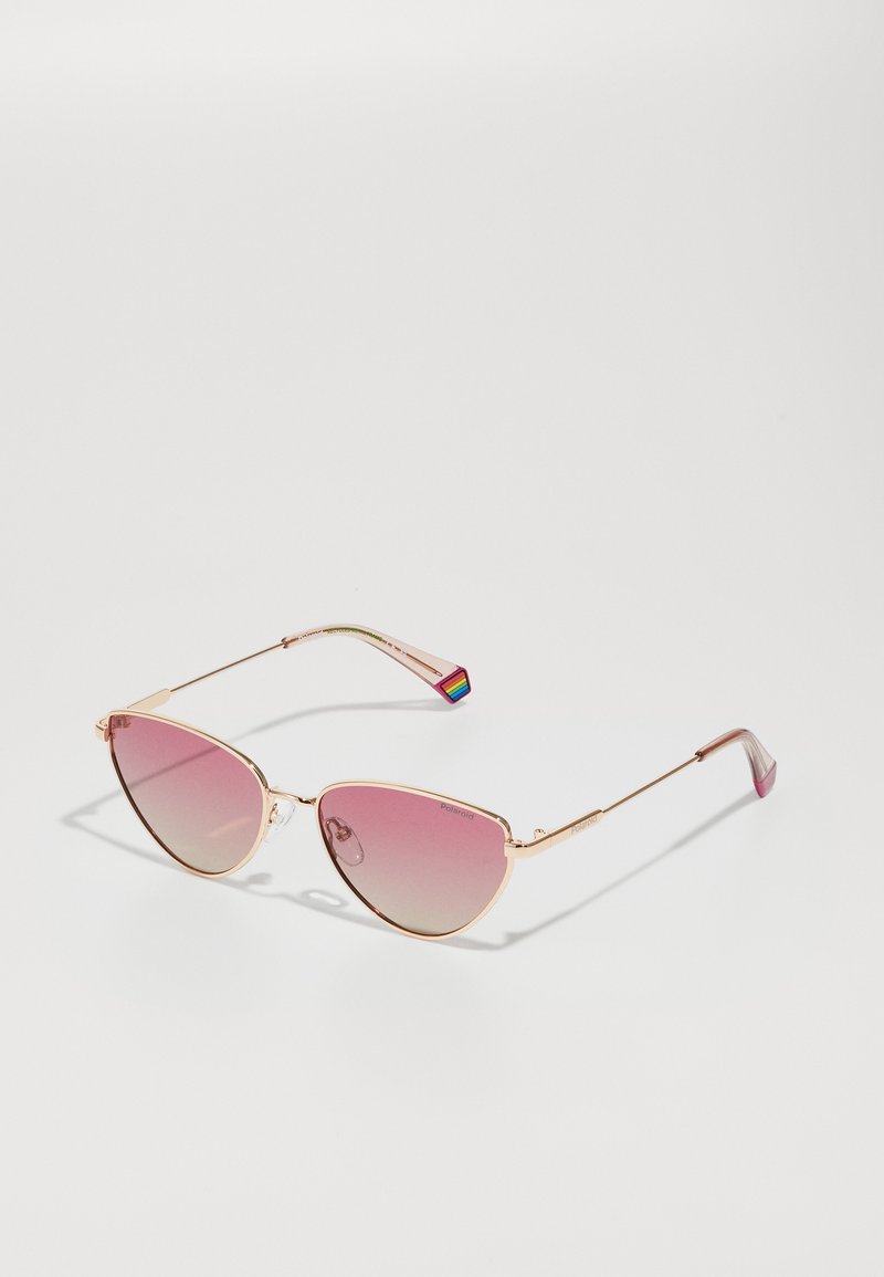 Polaroid UNISEX - Aurinkolasit - gold-coloured/pink