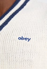 Obey Clothing ALDEN VEST - Pulóver - unbleached