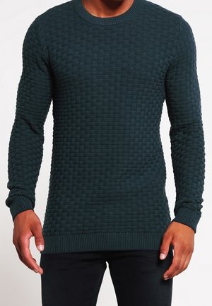 Strickpullover - green