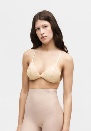 ONLY ONLCHLOE - Háromszög melltartó - peach taffy