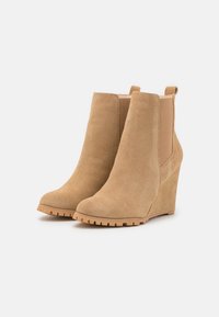Anna Field Stivaletti con tacco - beige
