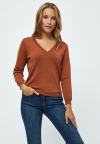 Minus - MIMILLA 3/4 SLEEVE KNIT PULLOVER - Striktrøje - desert sand Miniaturebillede 1