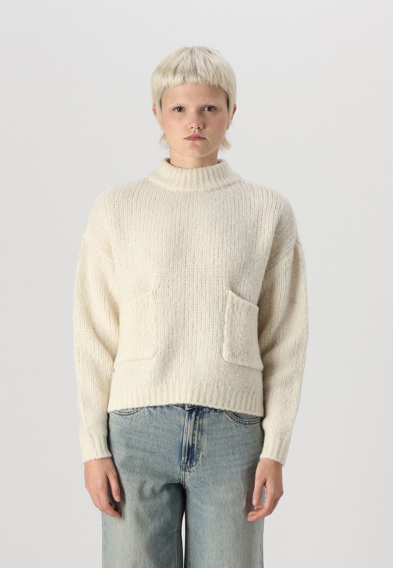 ONLY ONLPIE POCKET - Neule - birch
