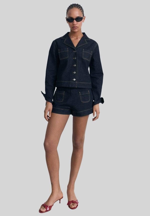 HIGH-WAISTED  - Denim shorts3