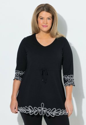 Ulla Popken, Langærmet T-shirt - black