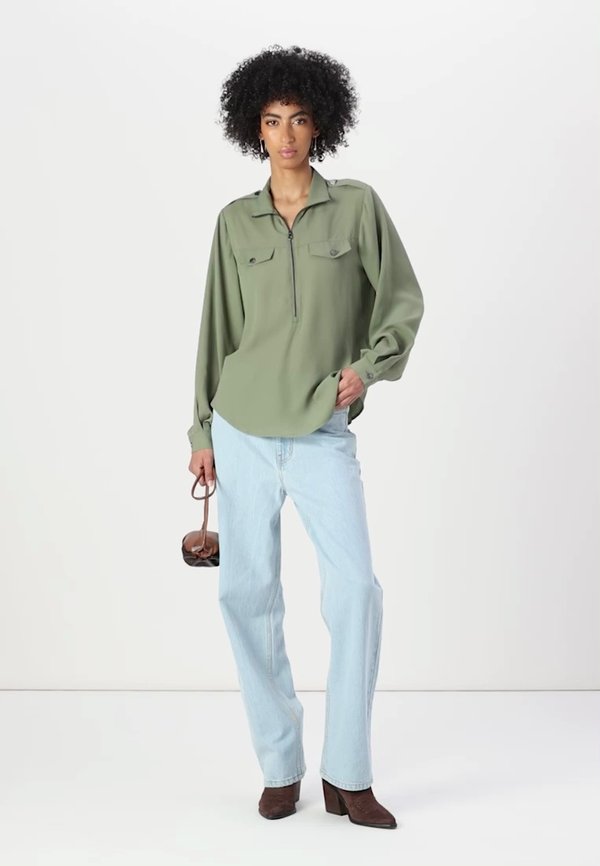 CAMILLA ZIGRID  - Blouse - deep olive4