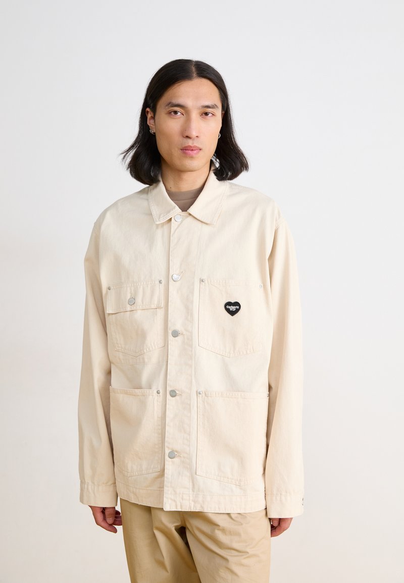 Carhartt WIP - DREWE CHORE - Denim jacket - natural rinsed, Enlarge