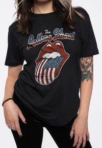 Paradiso Clothing THE ROLLING STONES TOUR OF AMERICA - Print T-shirt - black