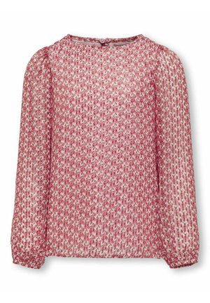 NORMAL GESCHNITTEN RUNDHALS  - Blouse - pink lady