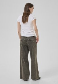 My Essential Wardrobe Flared Jeans - medium grey dirty wash