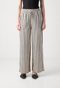 Lollys Laundry PANTS - Kelnės - white/black