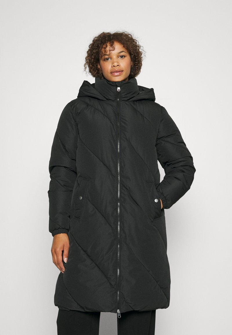 Vero Moda Tall VMELANORDORA LONG COAT Winterjas black/zwart
