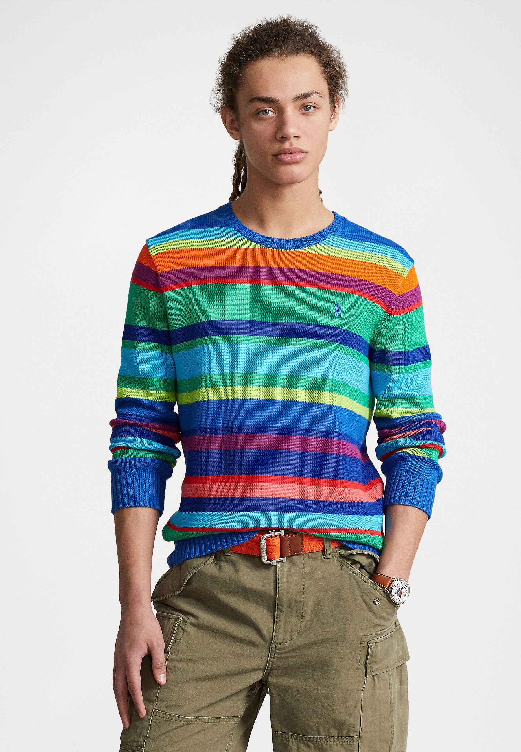 ralph lauren striped pullover