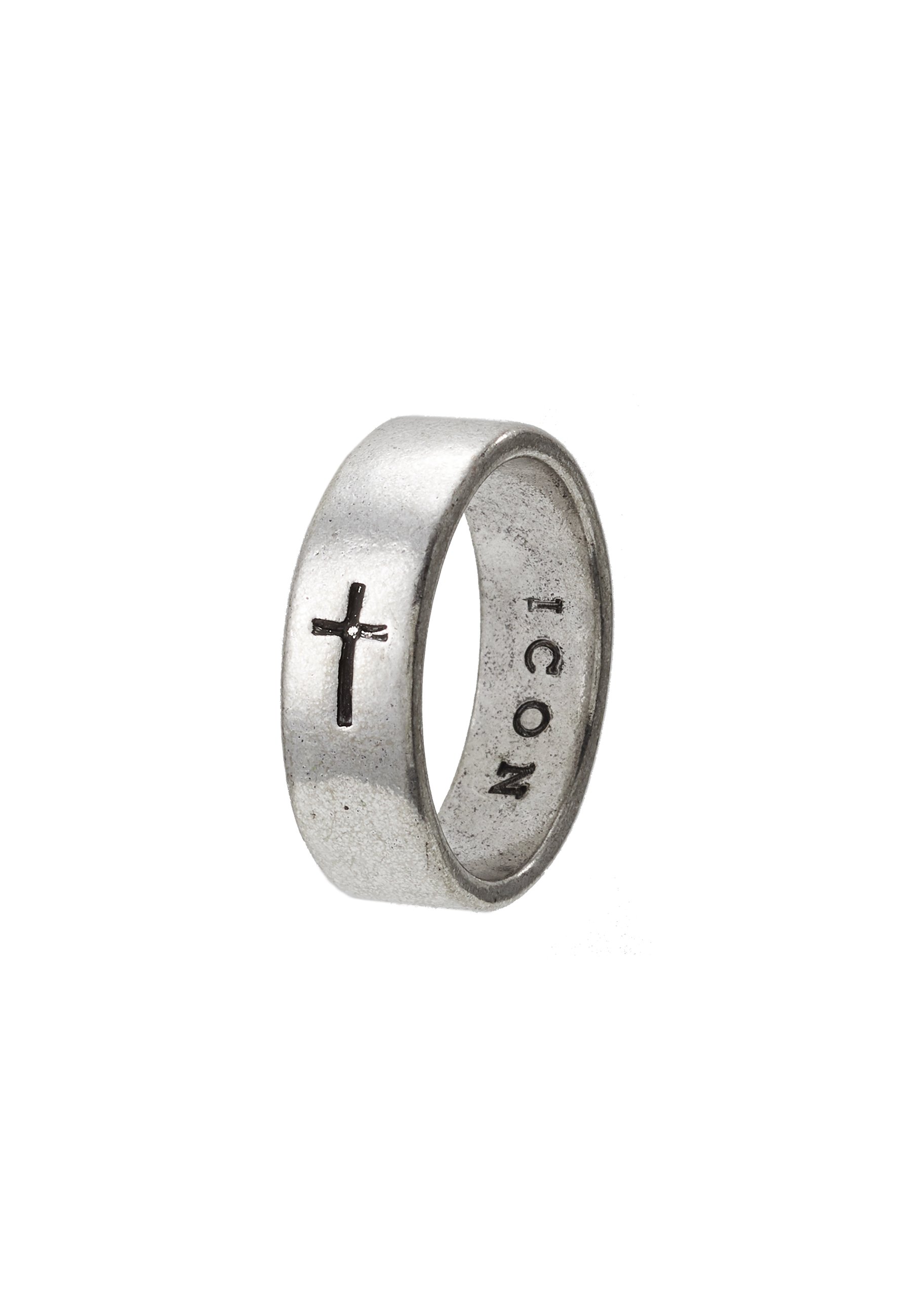 Cross band ring