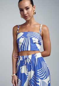 ST MRLO WAVE BODICE - Top - blue abstract