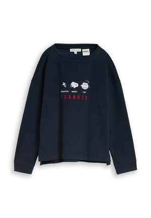 TOM TAILOR, LOOSE FIT SWEATSHIRT MIT SNOOPY-PRINT - Sweatshirt - sky captain blue
