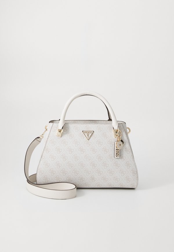 NOELLE LUXURY SATCHEL - Handbag - bone logo