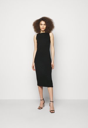SNAP DRESS - Robe en jersey - black