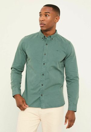 REGULAR FIT - LONG SLEEVE PLAIN - Shirt - green