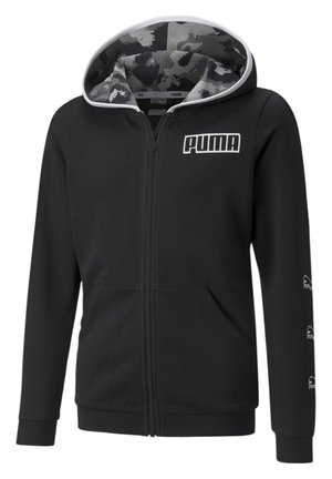 ALPHA FULL-ZIP YOUTH - Sweat zippé - puma black