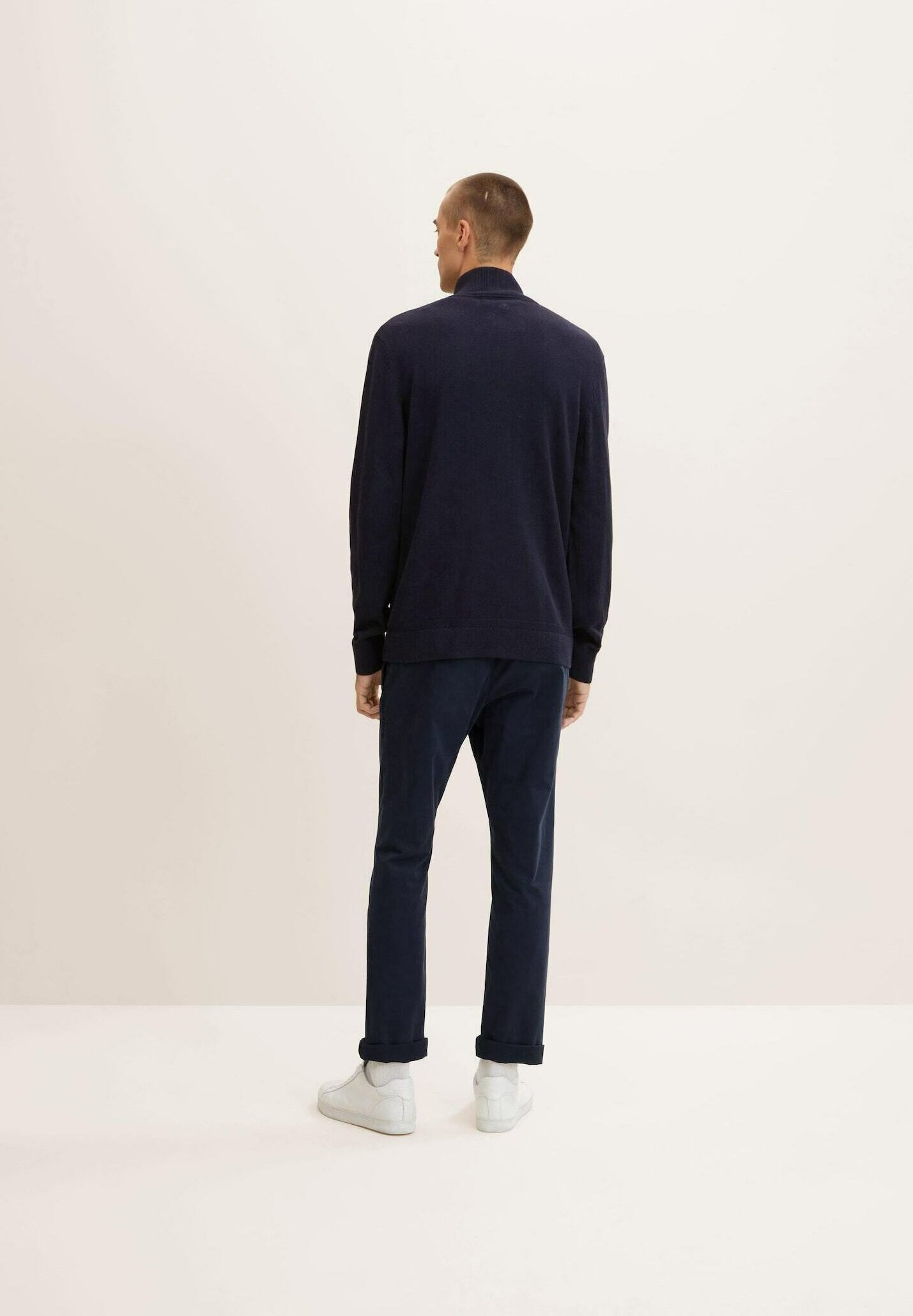 Tom Tailor Gebreide pullover met ronde hals in zwart online kopen | P&C