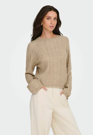 JDYAPRIL  - Strickpullover - silver mink