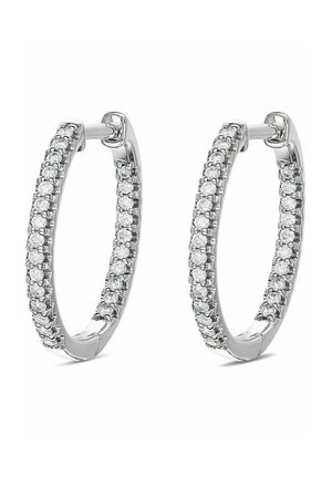 Ohrringe - weißgoldfarben