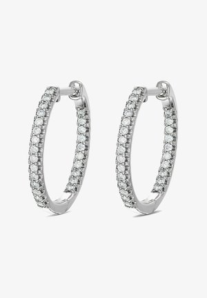 CHRIST Ohrringe - weißgoldfarben