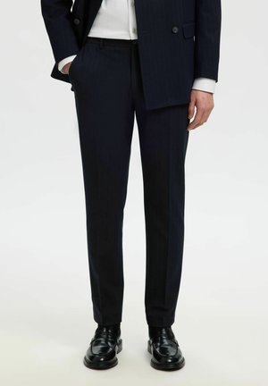 Selected, HOSE SLIM FIT - Pantalon de costume - sky captain
