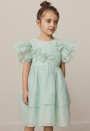 REGULAR FIT - PETAL FLOWER - Rochie cocktail/Rochie petrecere - mint green