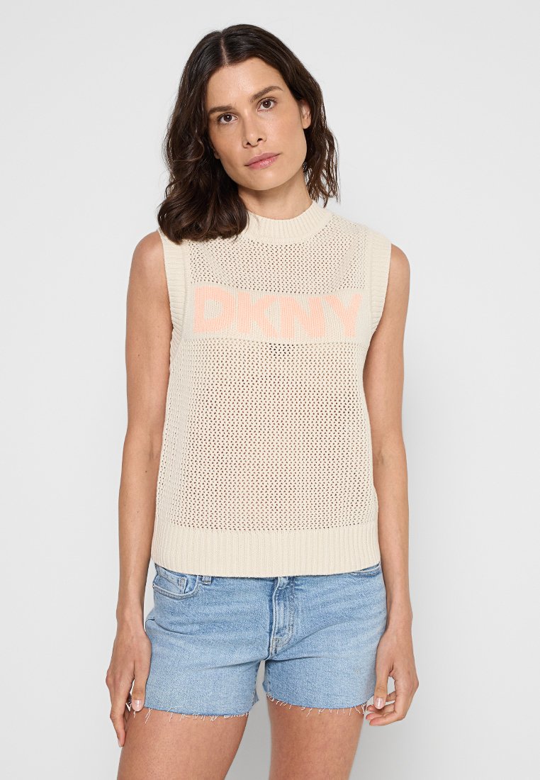 DKNY Trui lichtgeel